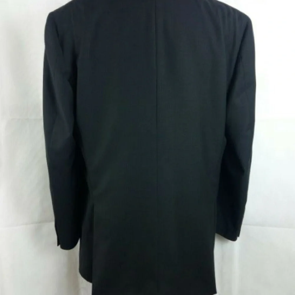 Mizanni Super 120's Men's 46L Black Suit Blazer